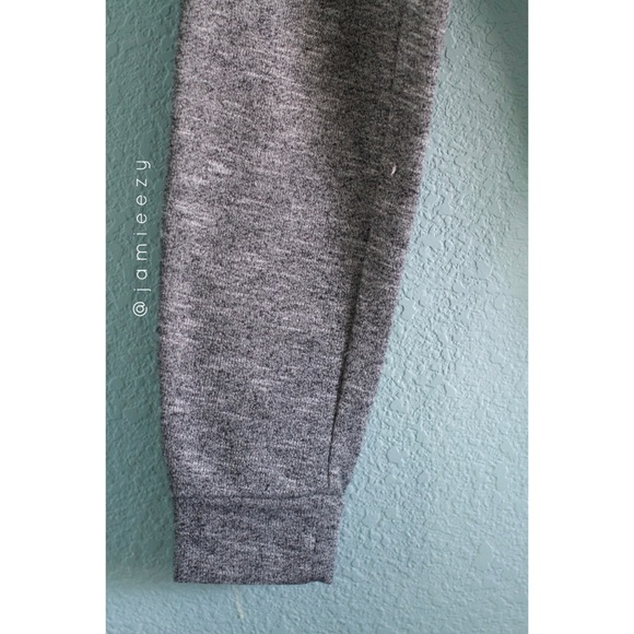 Forever 21 | Faux Leather Waist Marled Joggers - Picture 4 of 7